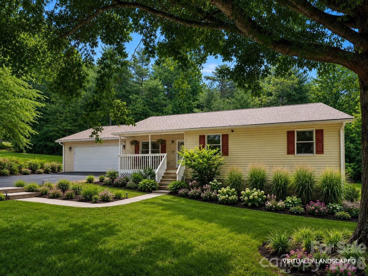 Virtually landscaped - 5 Harrison Hill Road, Swannanoa