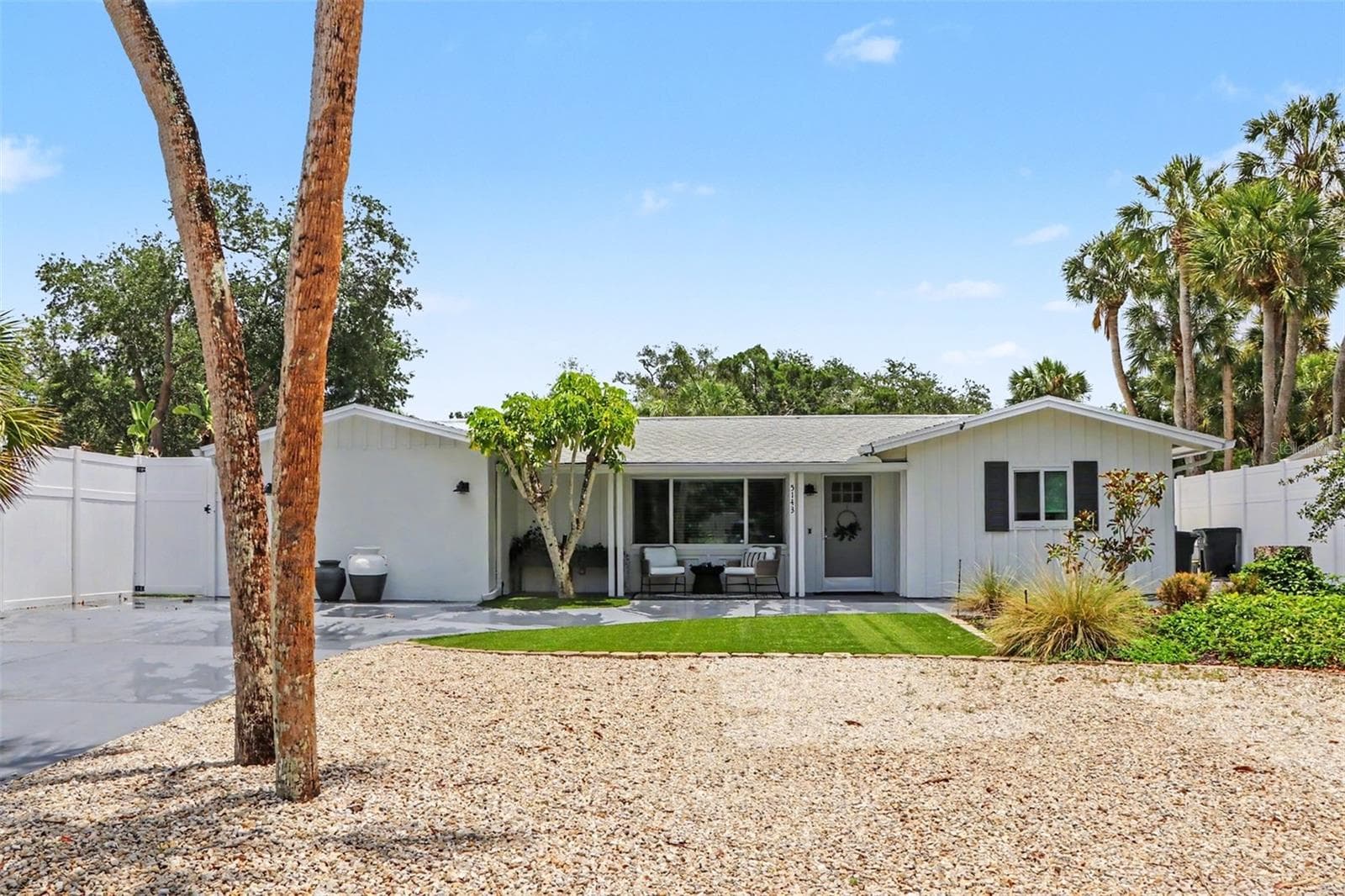 Front View 2 - 5143 SANDY BEACH AVE, SARASOTA