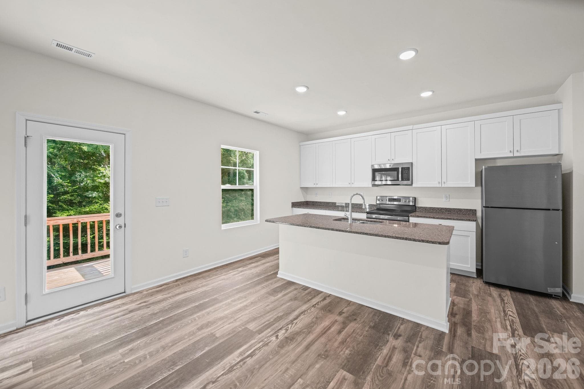 Kitchen and Dining Room - 7813 E Lane Drive, Charlotte