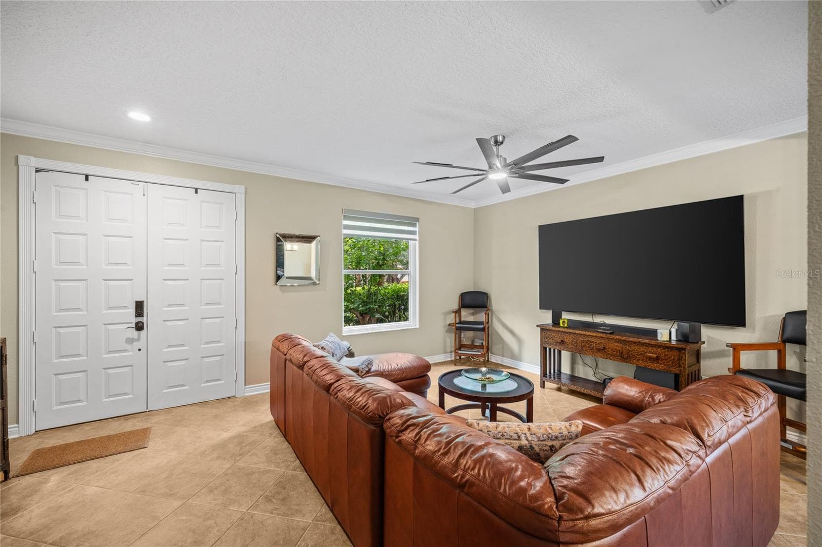 Formal Living Room with neutral tile - 483 VIA TUSCANY LOOP, LAKE MARY