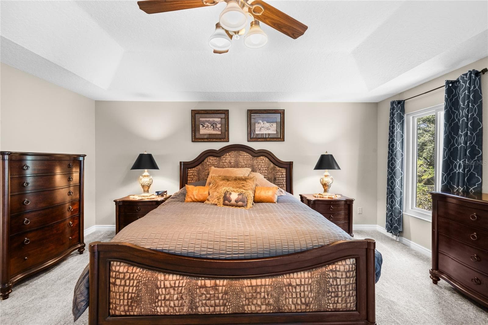 The owners suite with trendy ceiling fans - 483 VIA TUSCANY LOOP, LAKE MARY