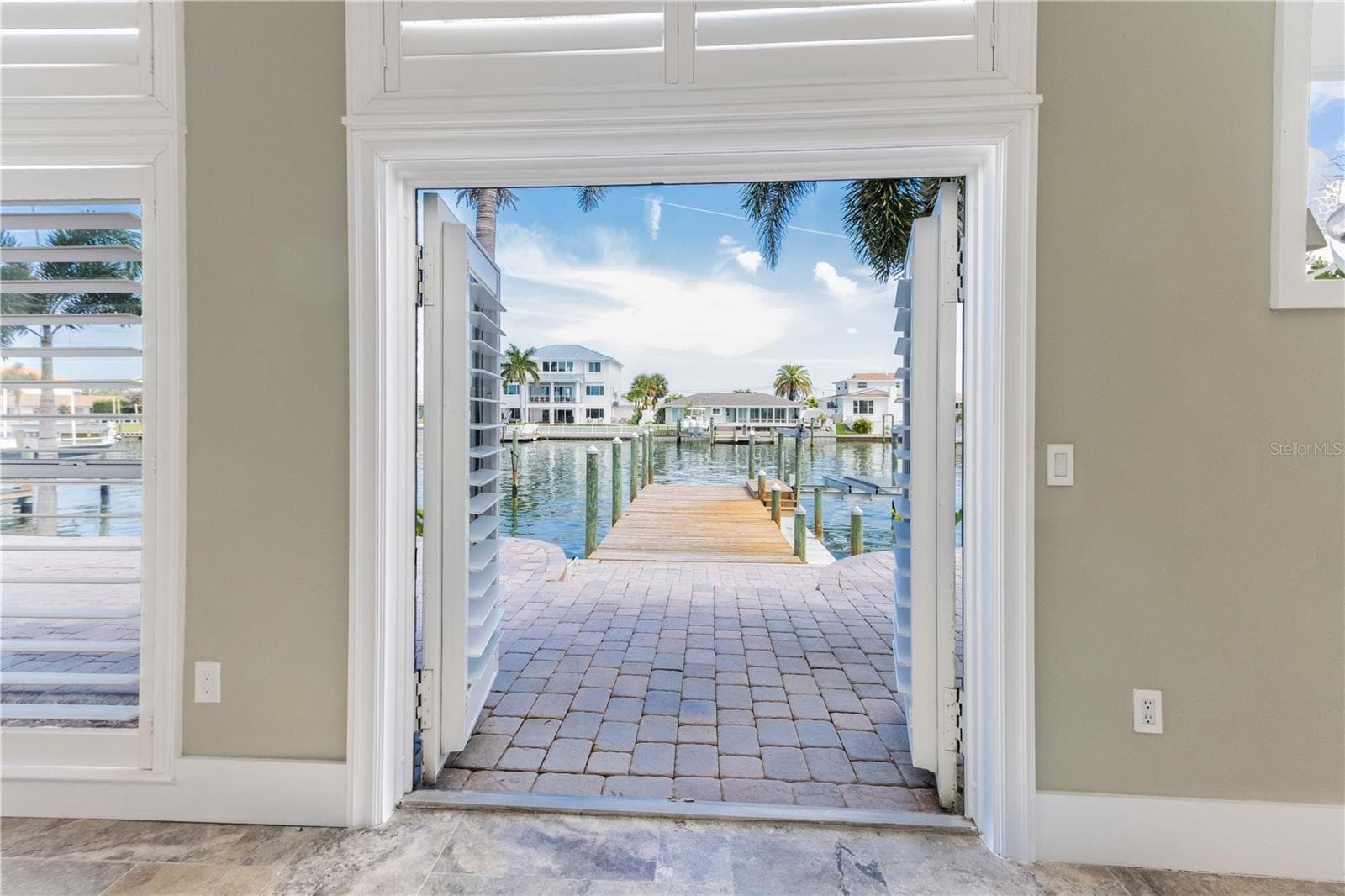 French Doors from Living Area - 440 PALM IS SE, CLEARWATER BEACH