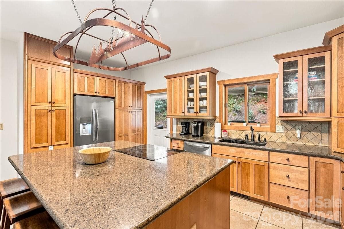 Beautiful, comfortable open concept kitchen. - 179 Rock Spring Road, Lake Lure