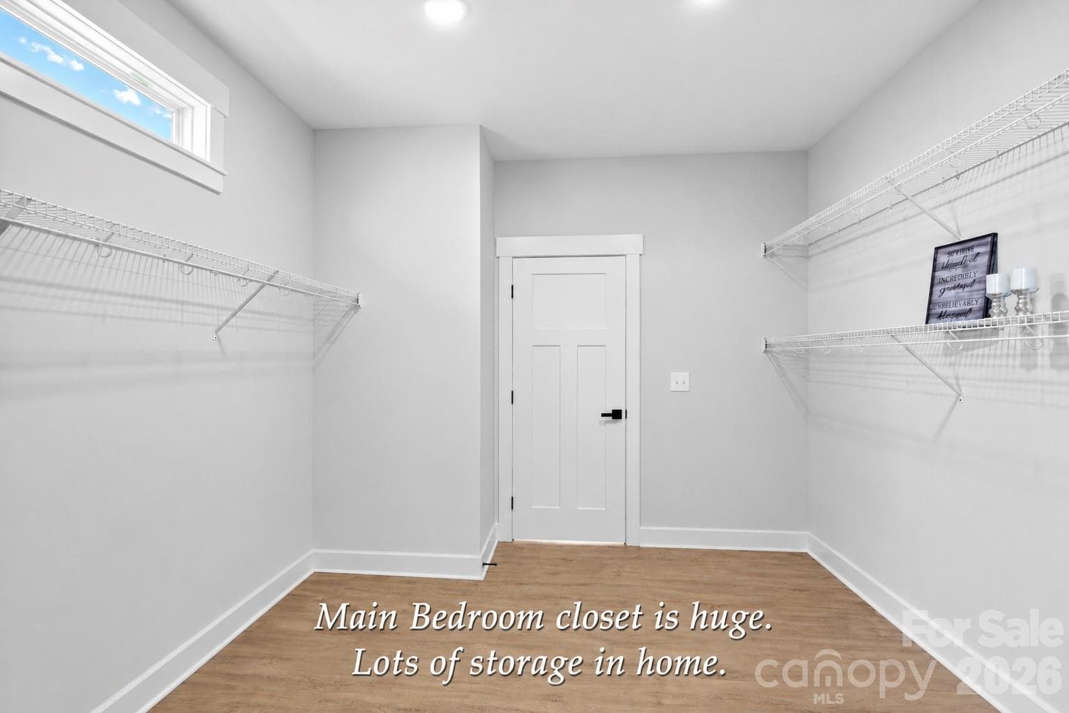 Main Bedroom huge walk in closet. Lots of storage throughout the home. - 1205 Coppergate Drive, Salisbury