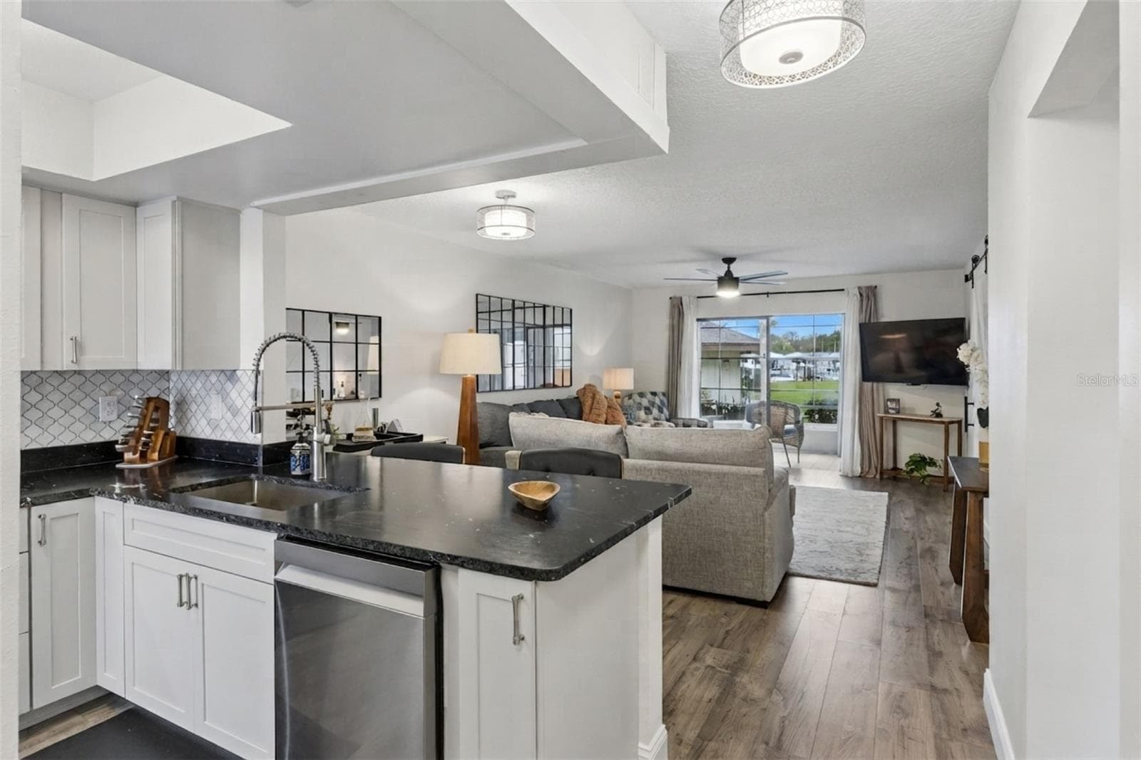 Living room and kitchen - 5157 SILENT LOOP #110, NEW PORT RICHEY