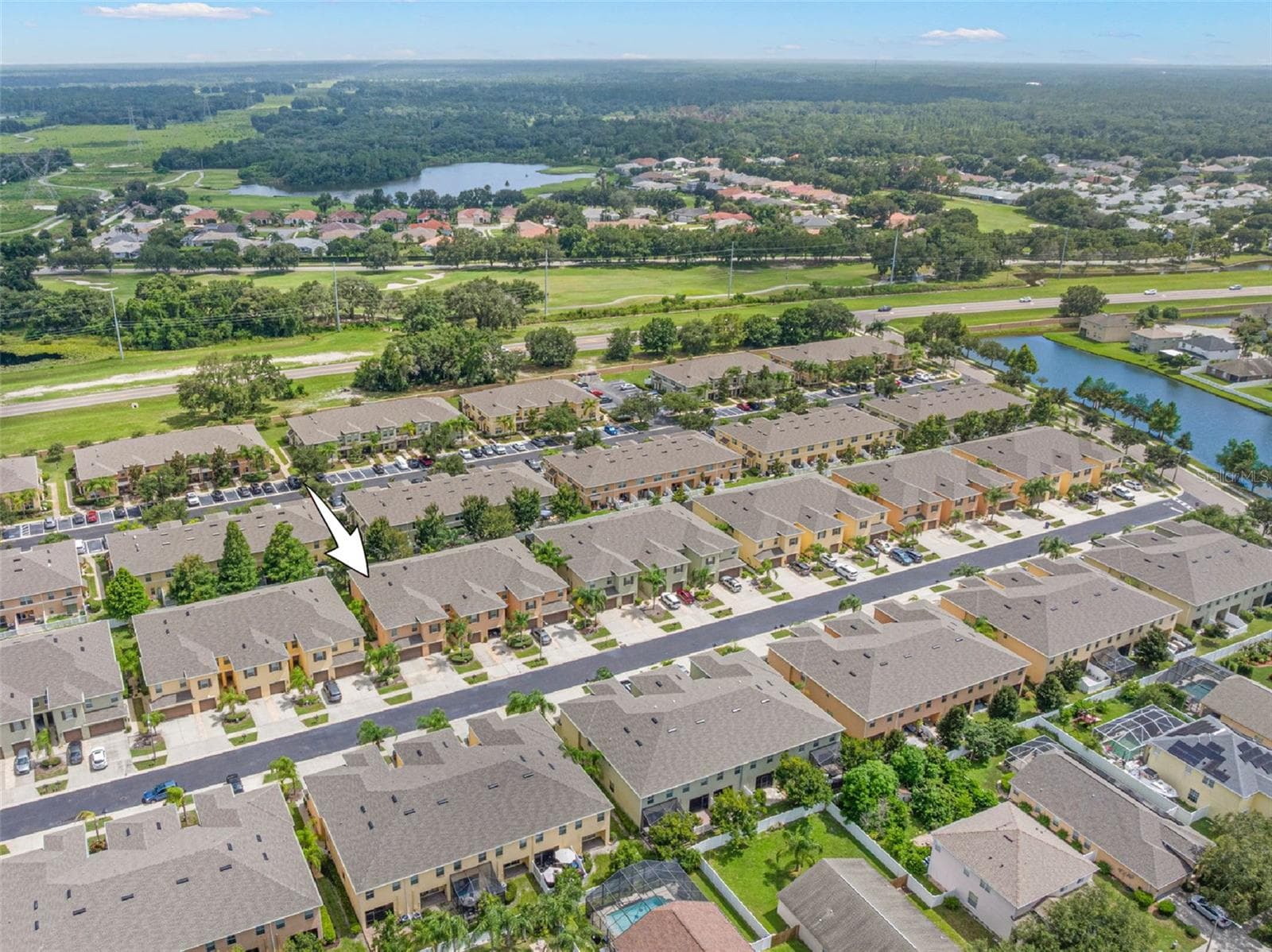 Aerial view - 9524 TRUMPET VINE LOOP, NEW PORT RICHEY