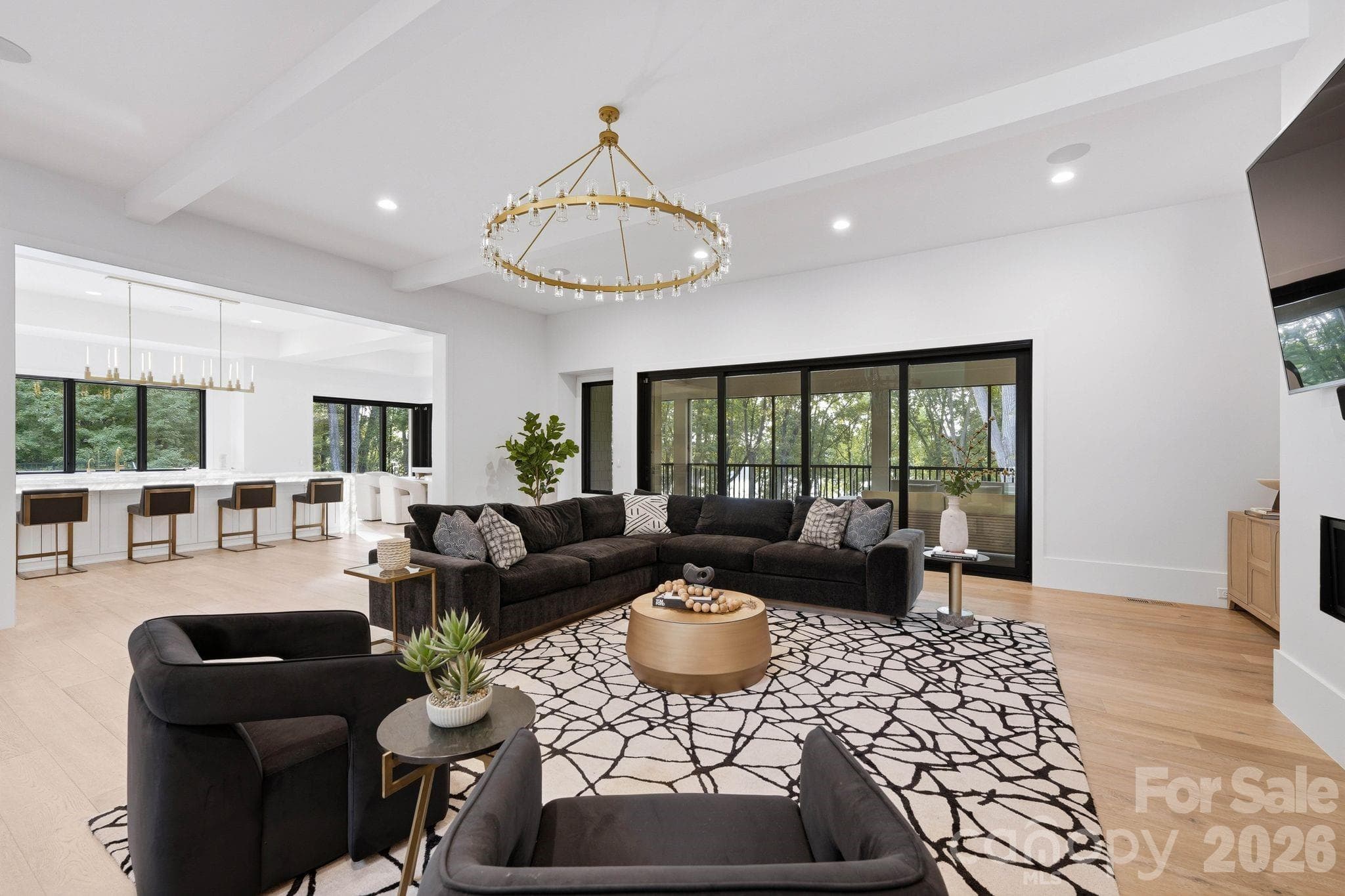 Open floor plan that is perfect for entertaining. - 13702 Sage Thrasher Lane, Charlotte