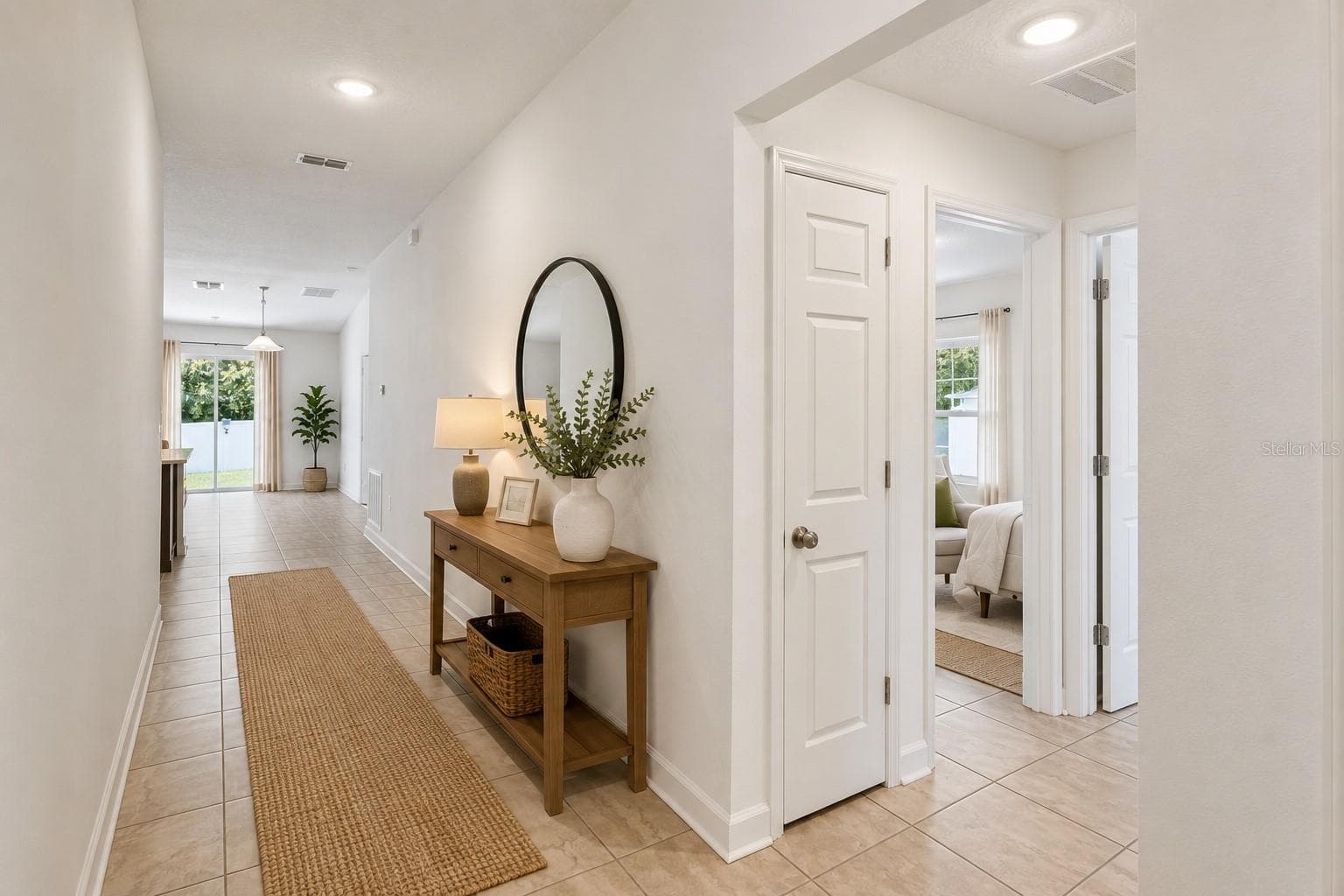 Virtual - Hallway looking from Front Door - 2505 BAKER AVE E, HAINES CITY