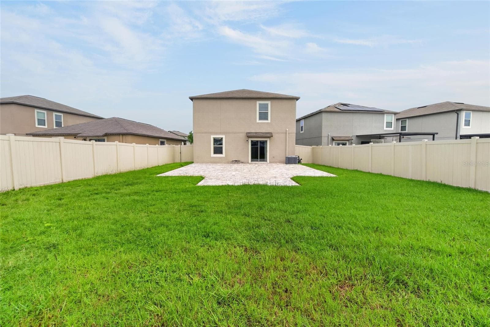 Outside Backyard Paver Patio - 31814 BARREL WAVE WAY, WESLEY CHAPEL