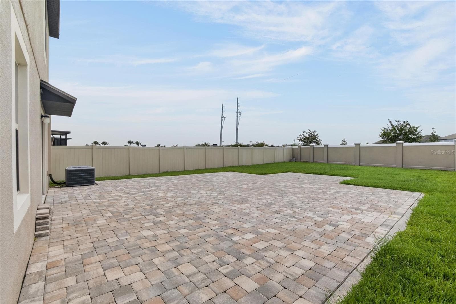 Outside Backyard Paver Patio - 31814 BARREL WAVE WAY, WESLEY CHAPEL