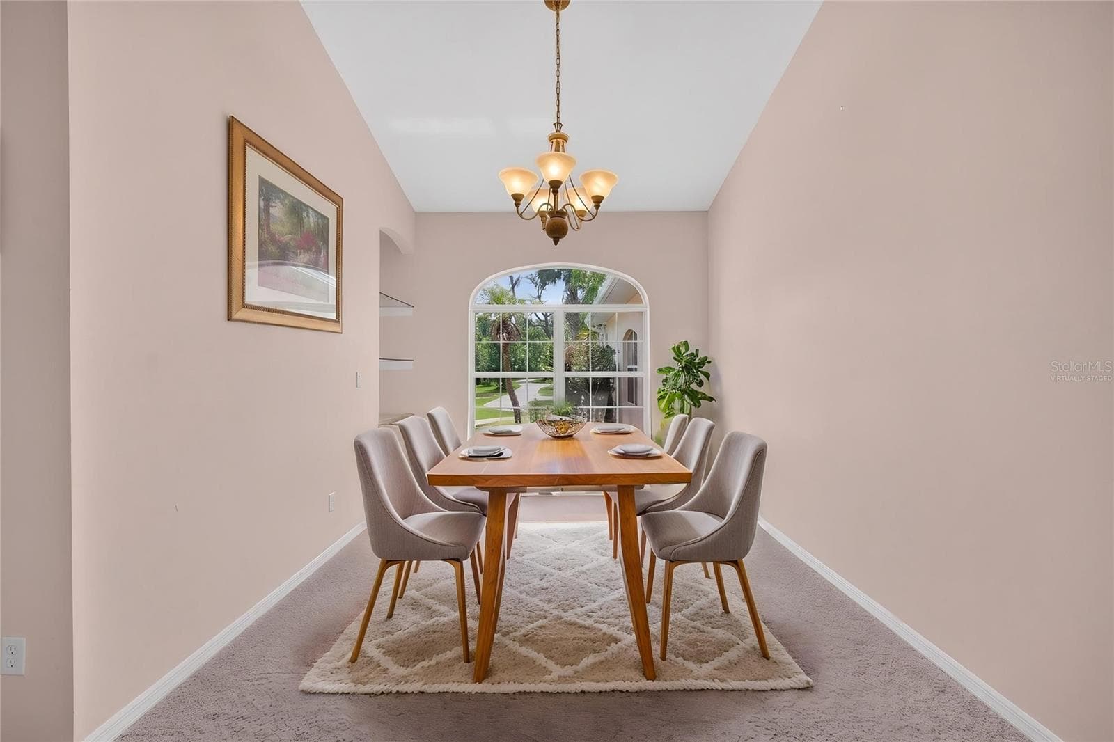 Virtually Staged Formal Dining Room - 19040 NW 88TH AVENUE RD, REDDICK