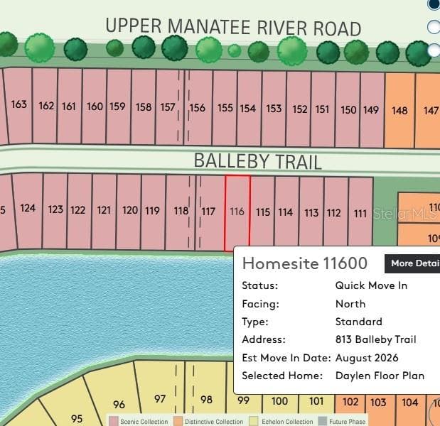 map - 813 BALLEBY TRL, BRADENTON