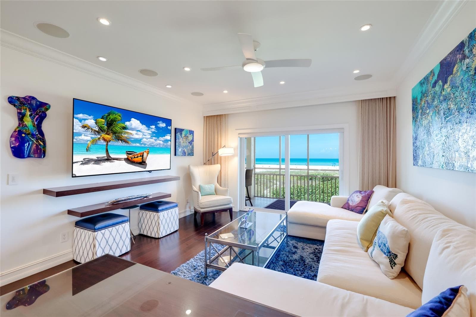 Sony 4K TV and Surround Sound Included - 7001 GULF OF MEXICO DR #24, LONGBOAT KEY