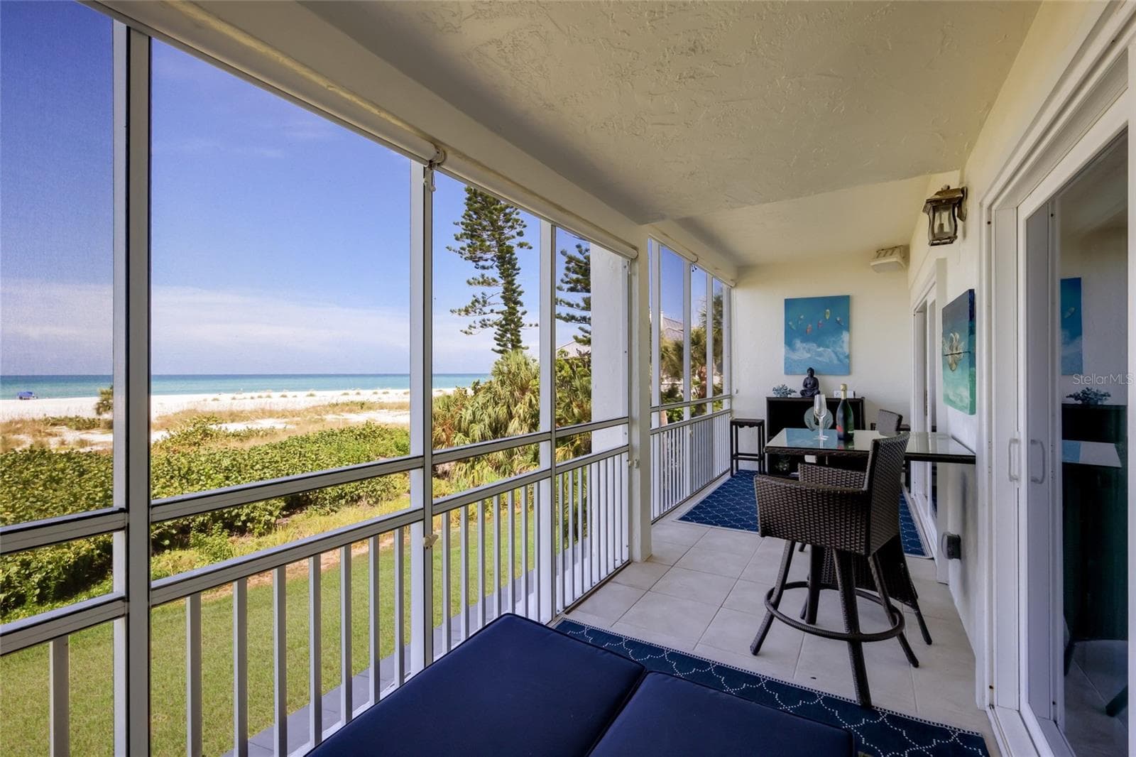 Looking North at Gulf & Beach - 7001 GULF OF MEXICO DR #24, LONGBOAT KEY