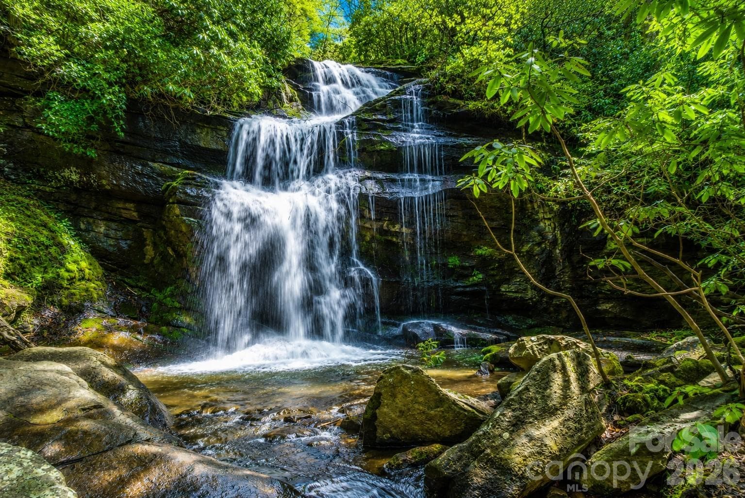 Waterfall Park is a part of Gateway and exclusively for Gateway only. Enjoy your own oasis any day, anytime. It is even more beautiful in person. - 771 Sally Gap Road, Old Fort
