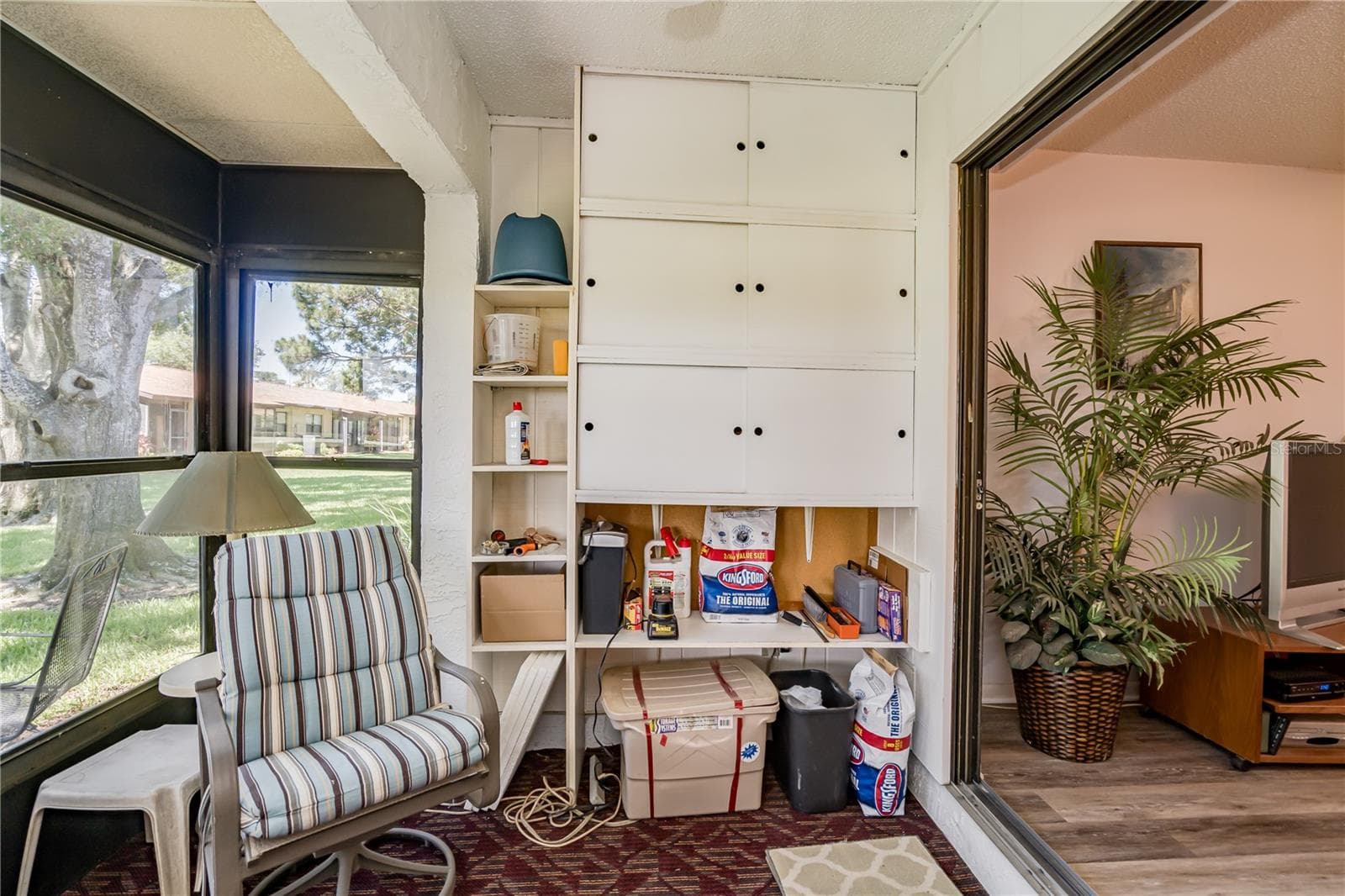 Covered Patio off of living area - 1119 9TH CIR SE #1119, LARGO