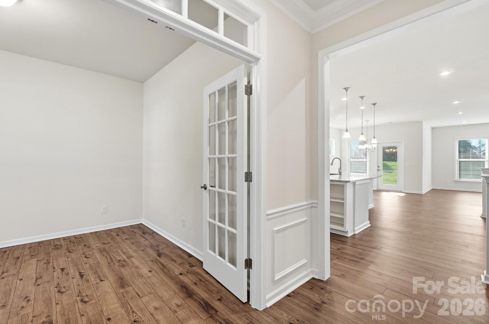 office with french doors - 1620 Red Leaf Drive, Fort Mill