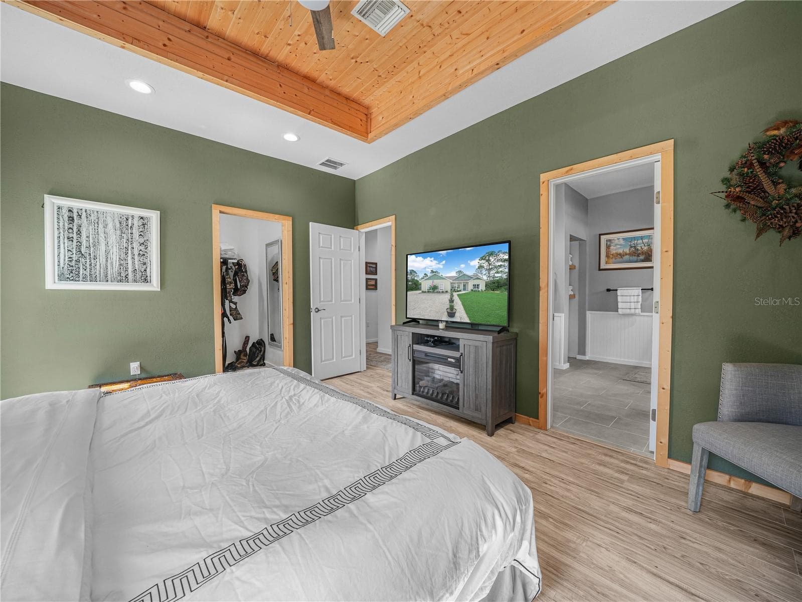 Primary Bedroom view from bedside - 10134 S ORANGE BLOSSOM BLVD, SEBRING
