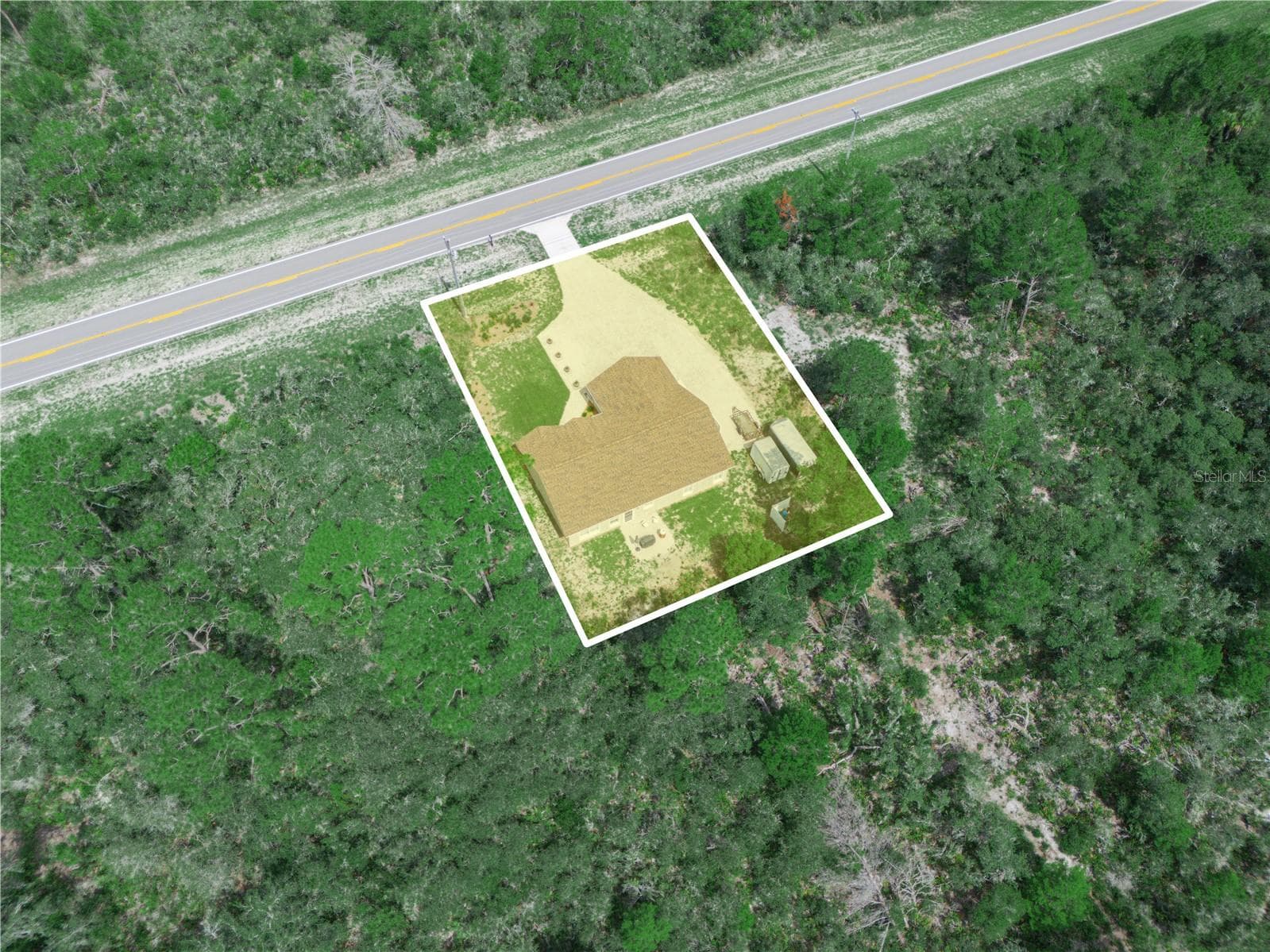 Aerial view - 10134 S ORANGE BLOSSOM BLVD, SEBRING