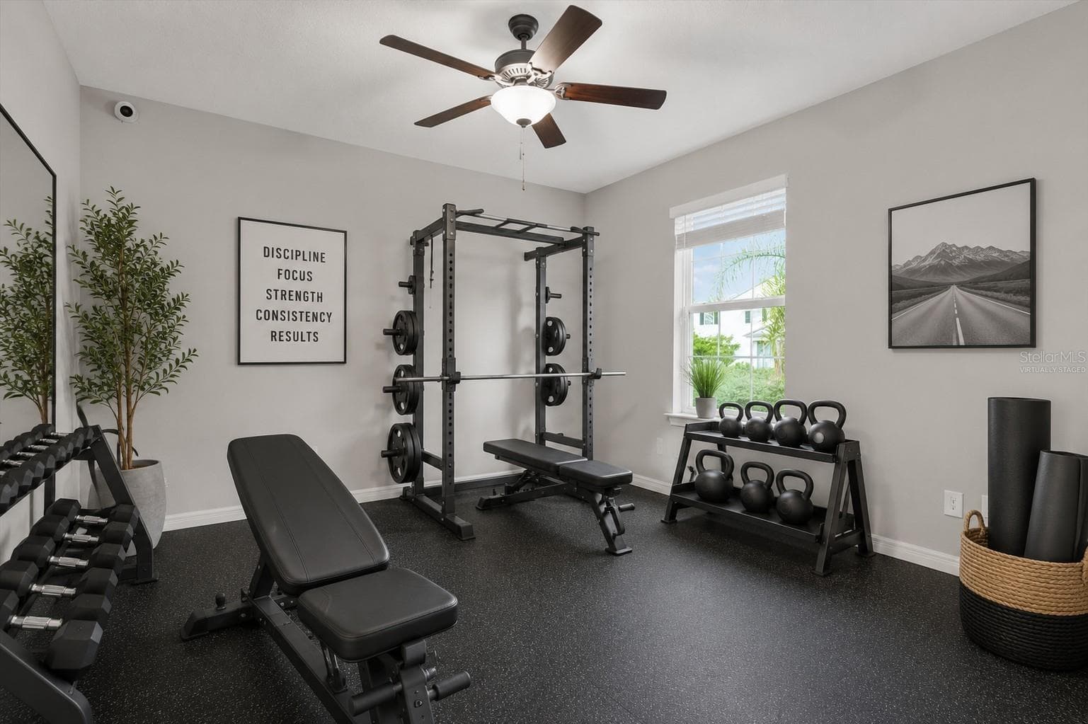 Home Gym - Virtually Staged - 13524 WILD GINGER ST, RIVERVIEW
