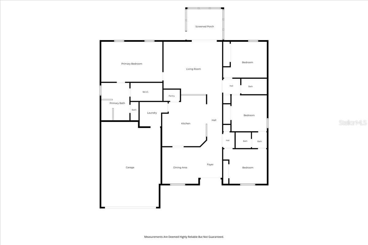 Floor Plan - 4387 DINNER LAKE BLVD, LAKE WALES