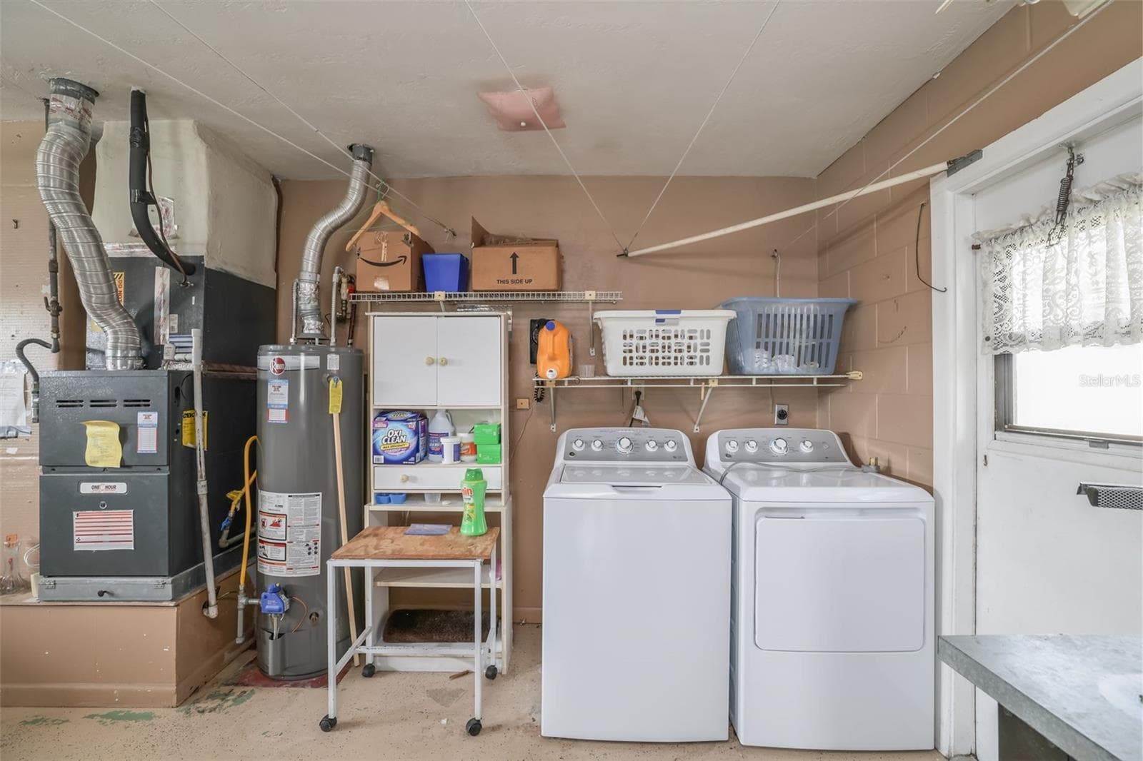 Garage Laundry Area - 229 GEORGETOWNE BLVD, DAYTONA BEACH