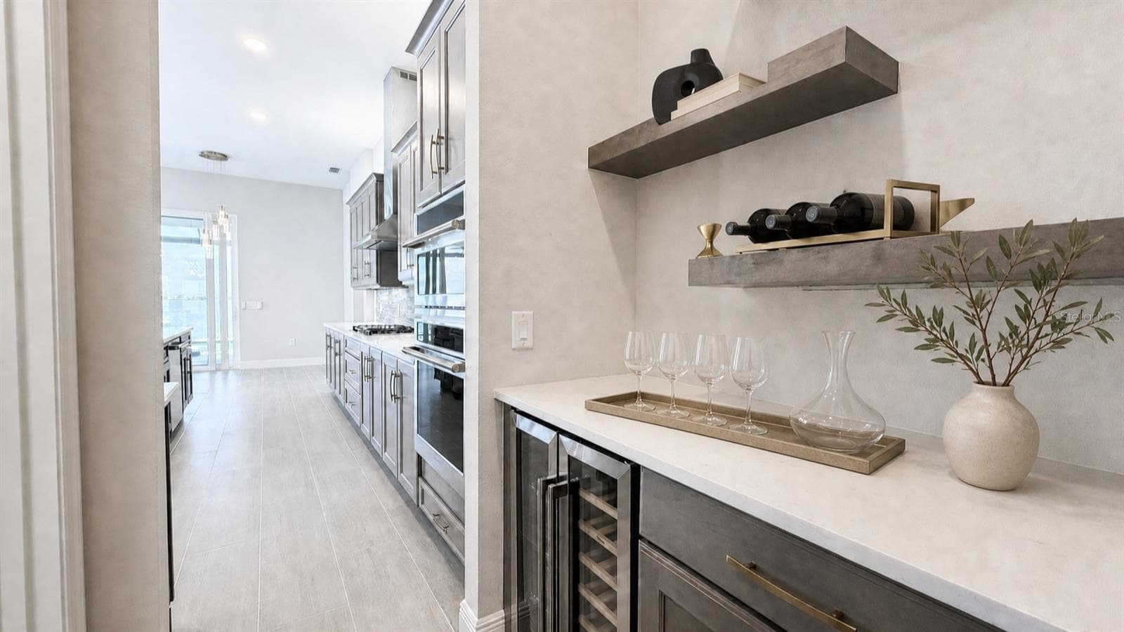 Butler's Pantry with Wine Fridge - 812 BLUE SHELL LOOP, SARASOTA