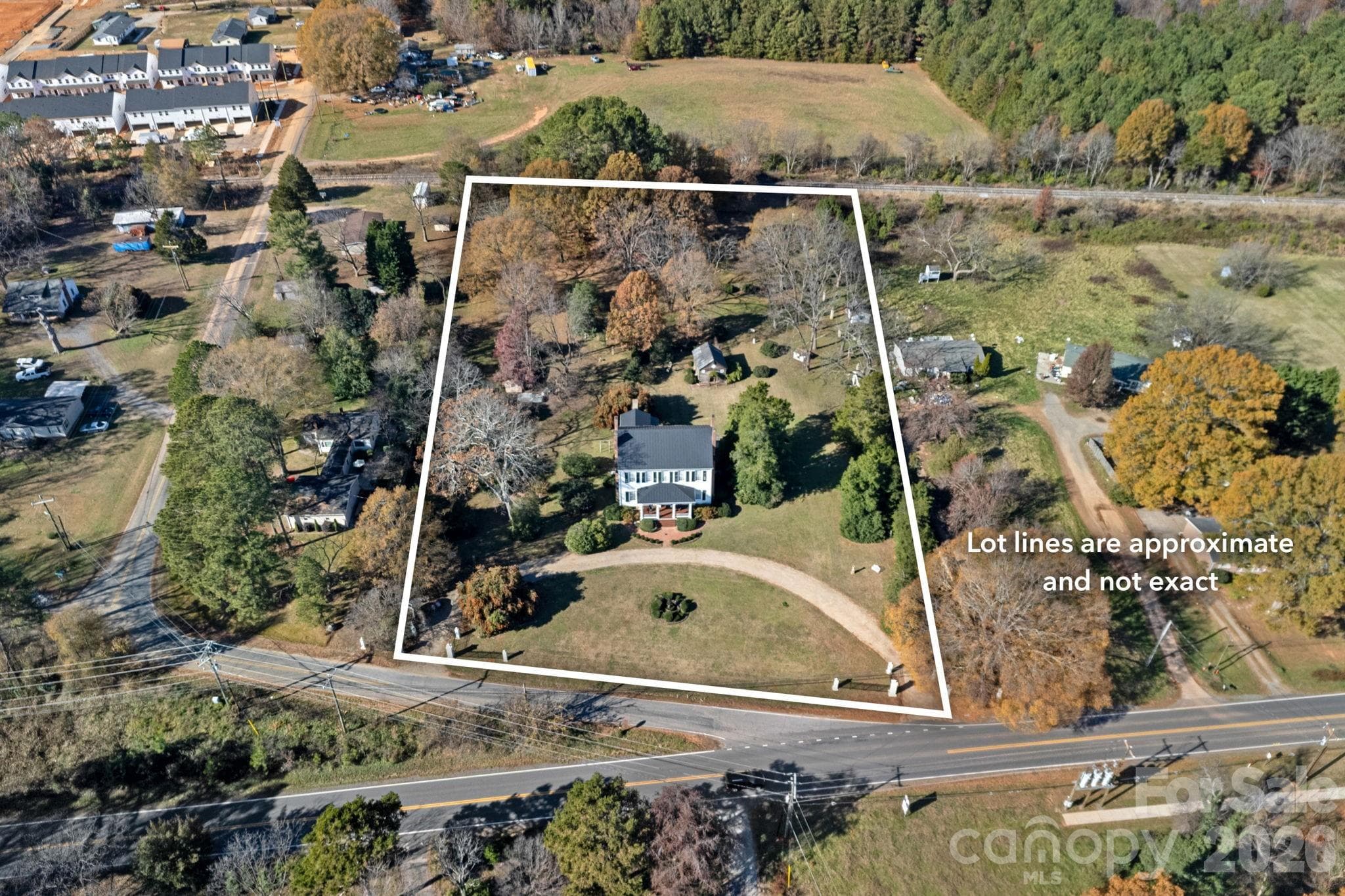 Situated on approximately 3.45 Acres with private utilities - Mooresville