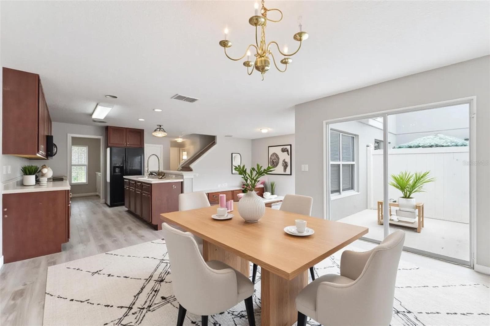 Open Concept Diningroom overlookingKitchen & Livingroom - 3026 WILD TAMARIND BLVD #3026, ORLANDO