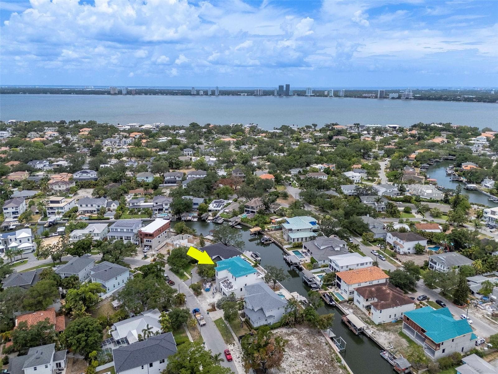 Aerial View of Home - 654 GENEVA PL, TAMPA
