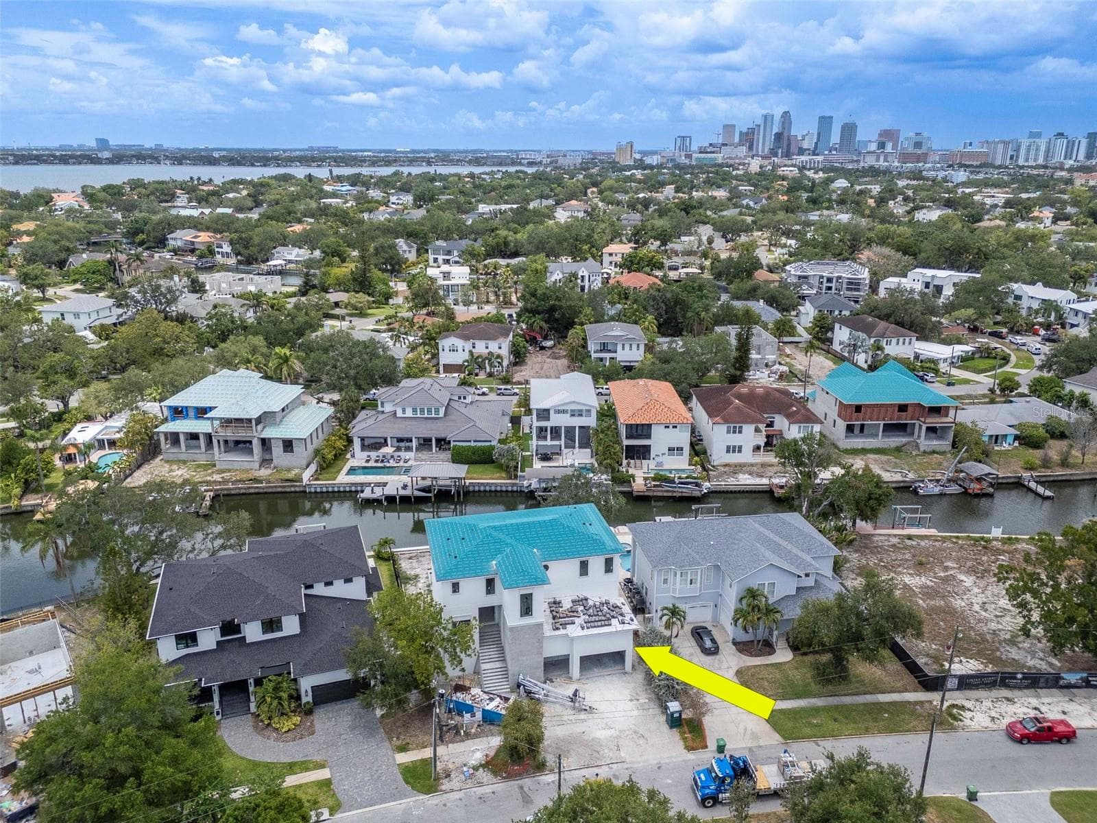 Aerial View of Home - 654 GENEVA PL, TAMPA