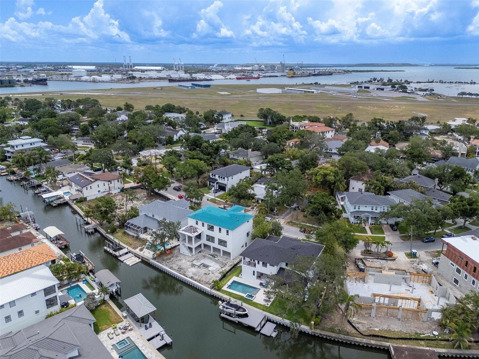 Aerial View of Home - 654 GENEVA PL, TAMPA