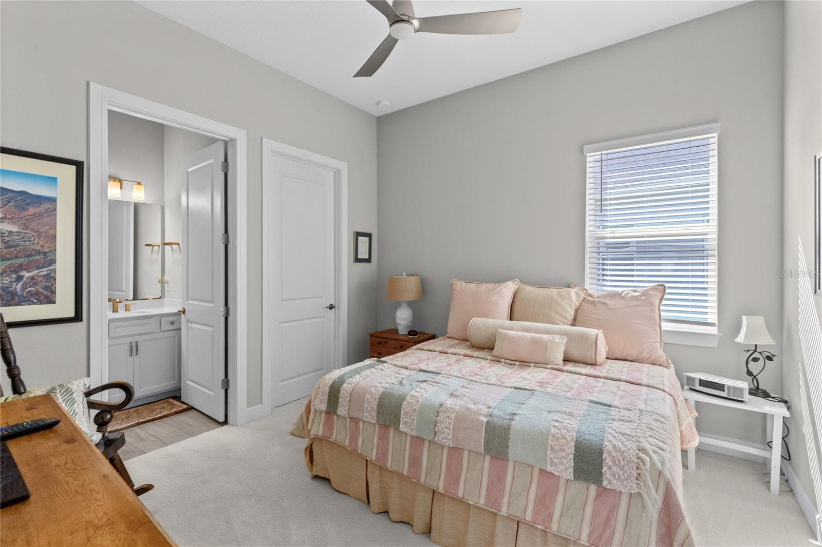 Bedroom 3 with ensuite full bath. - 2865 CHERRY BLOSSOM LOOP, ST CLOUD