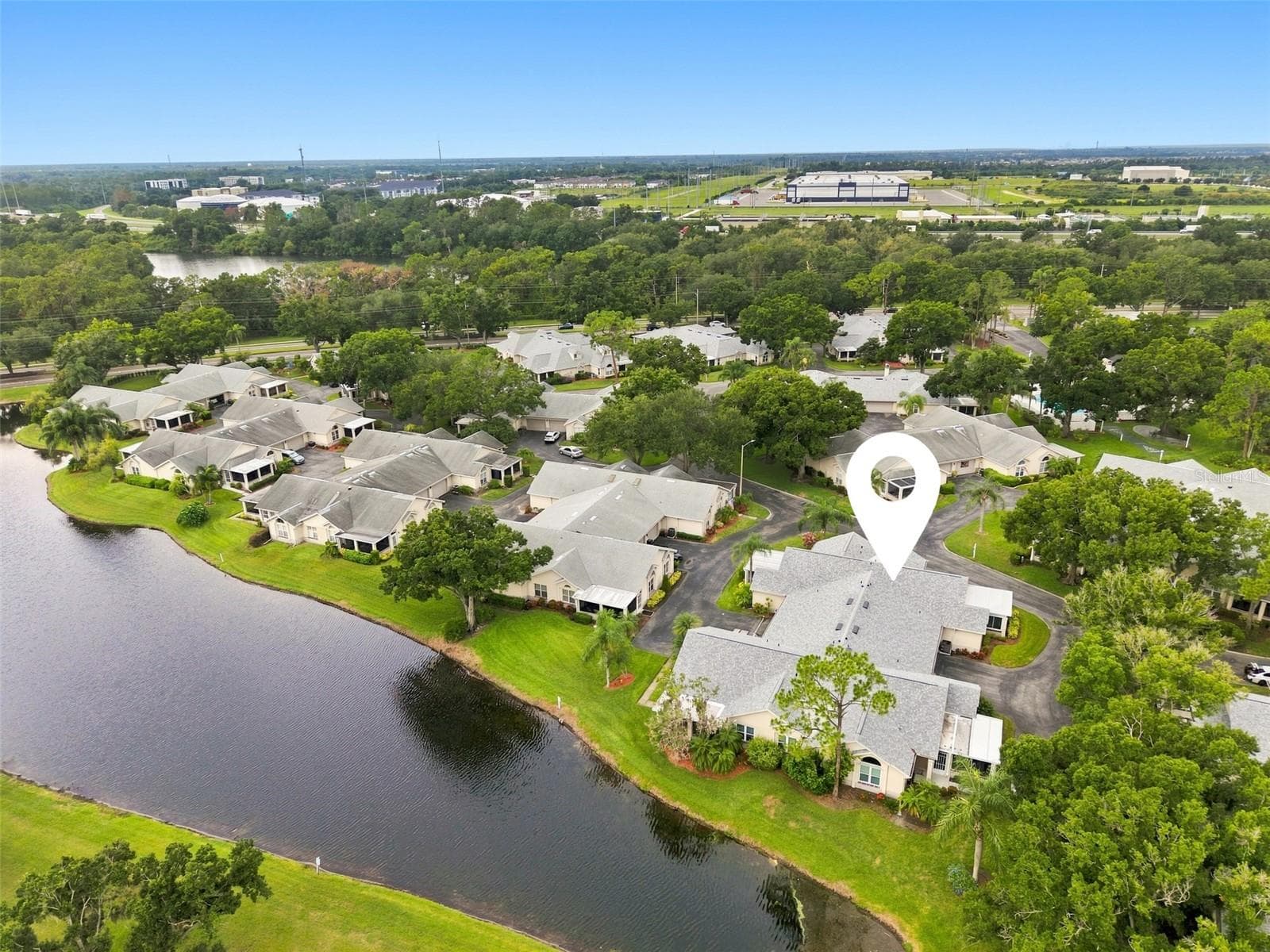 Aerial view of condo and community - 1124 GOLFVIEW WOODS DR #na, SUN CITY CENTER