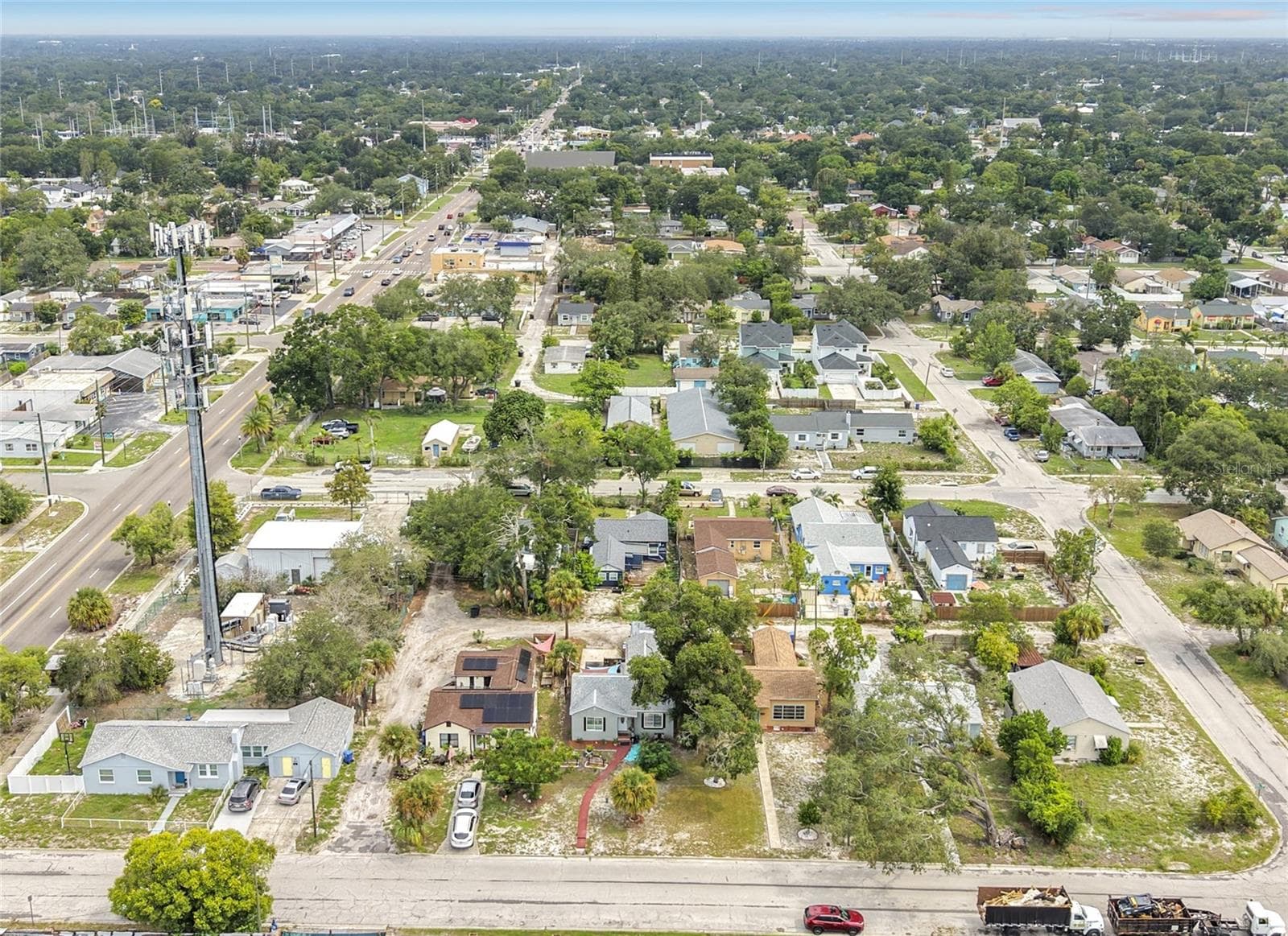 North Aerial View - 4831 FAIRFIELD AVE S, ST PETERSBURG