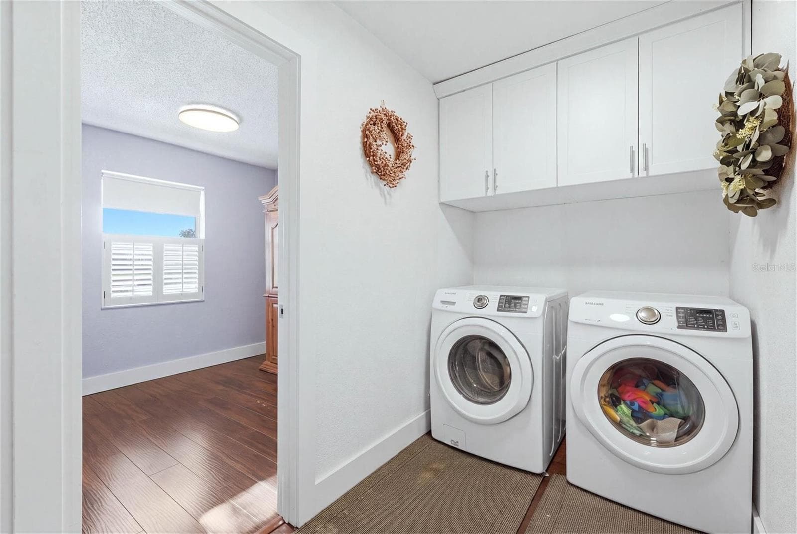 Laundry Room/Entry to 4th Bedroom - 5505 BENEVA WOODS CIR, SARASOTA