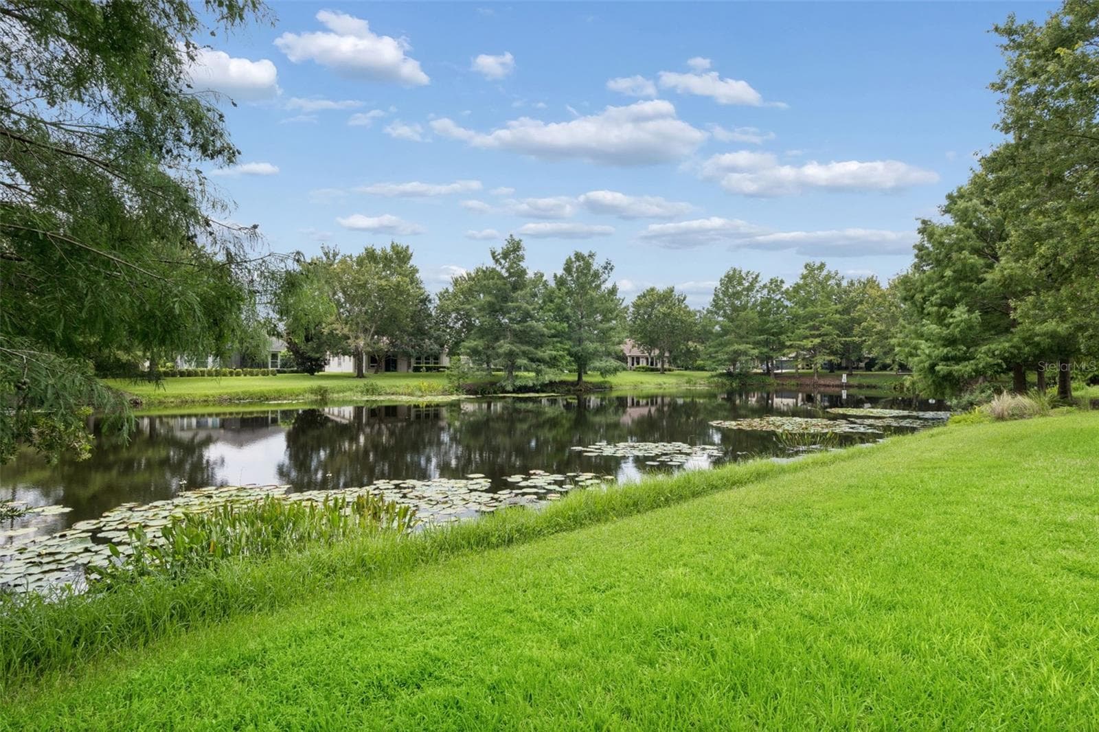 Pond View behind the villa - 1381 ABBOT WAY, DELAND