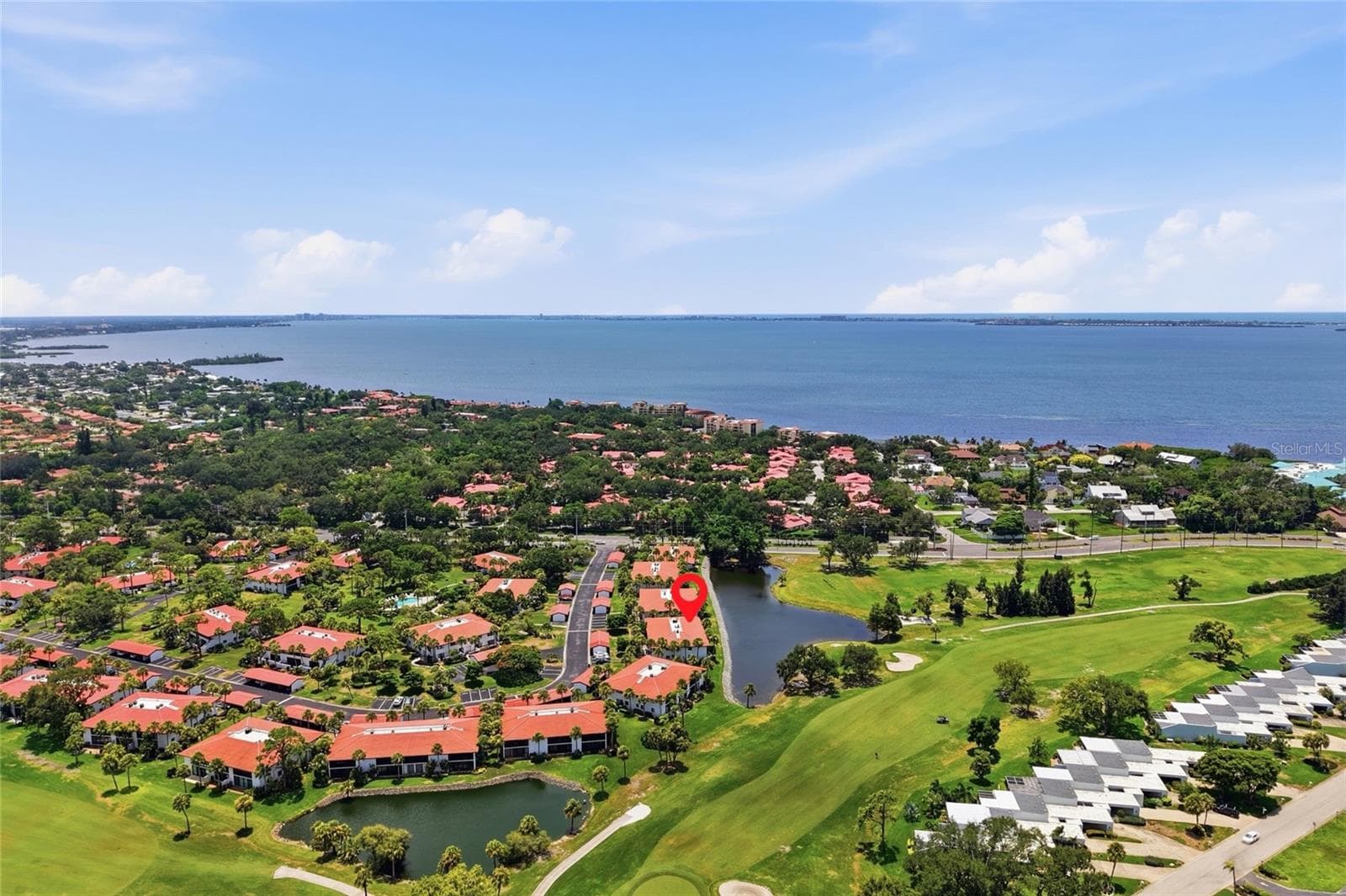 Aerial View - 3500 EL CONQUISTADOR PKWY #332, BRADENTON