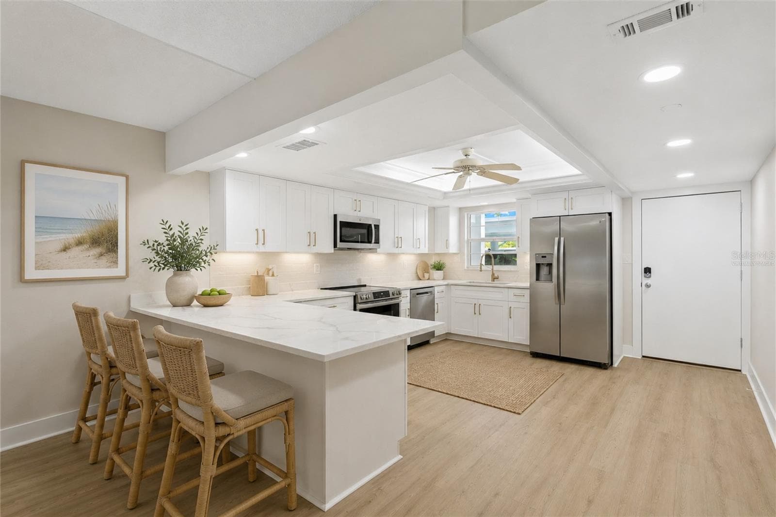 Virtually staged - 5600 BEACH WAY DR #109, SARASOTA