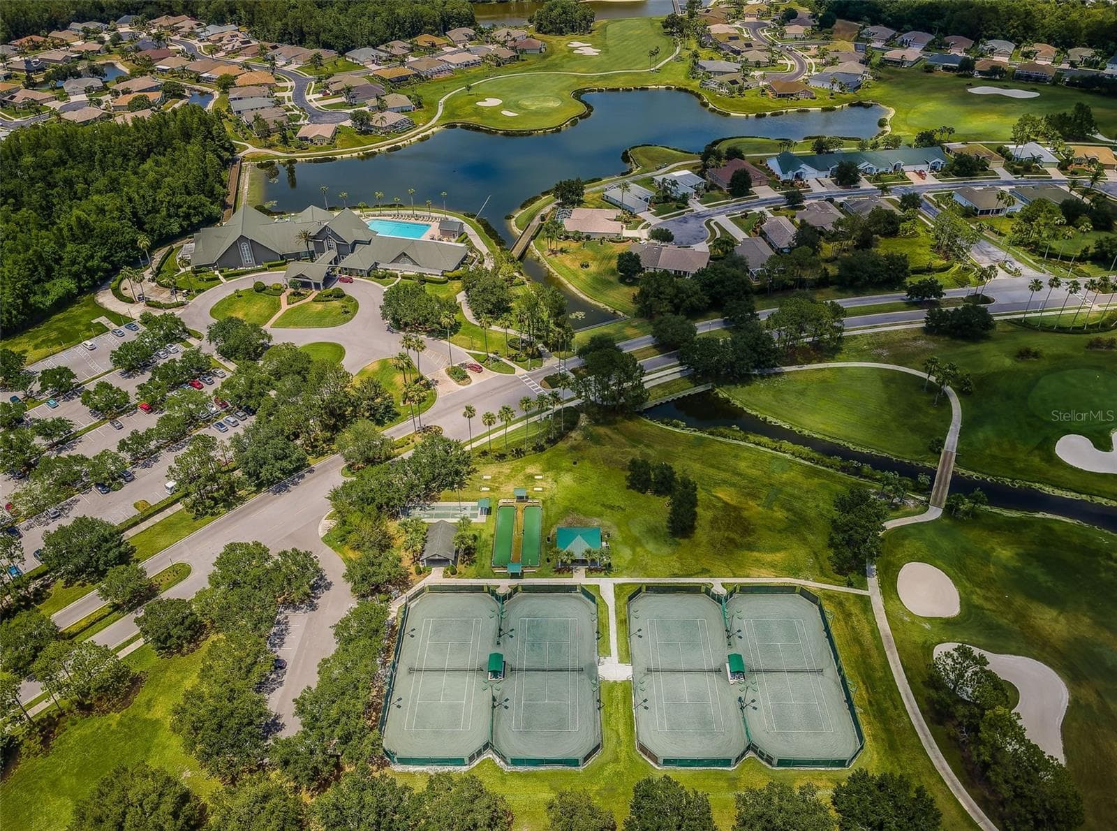TENNIS AND SHUFFLE BOARD COURTS - 12021 FERN TERRACE CT, TRINITY