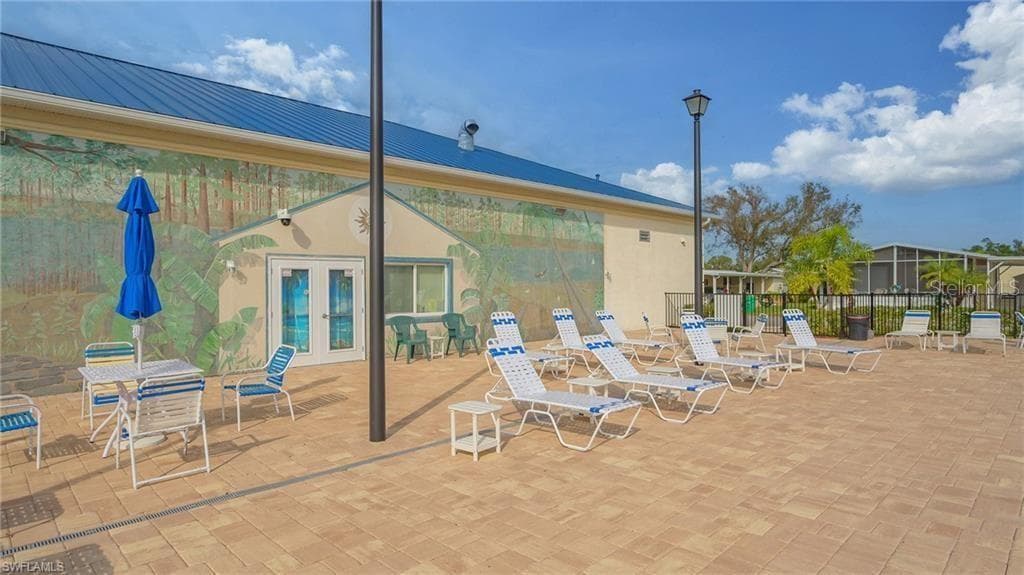 pool deck area - 267 DOLPHIN PKWY, PUNTA GORDA