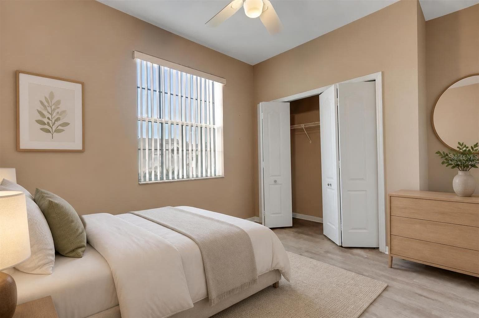 Bedroom 2virtually staged - 8976 WHITEMARSH AVE, SARASOTA