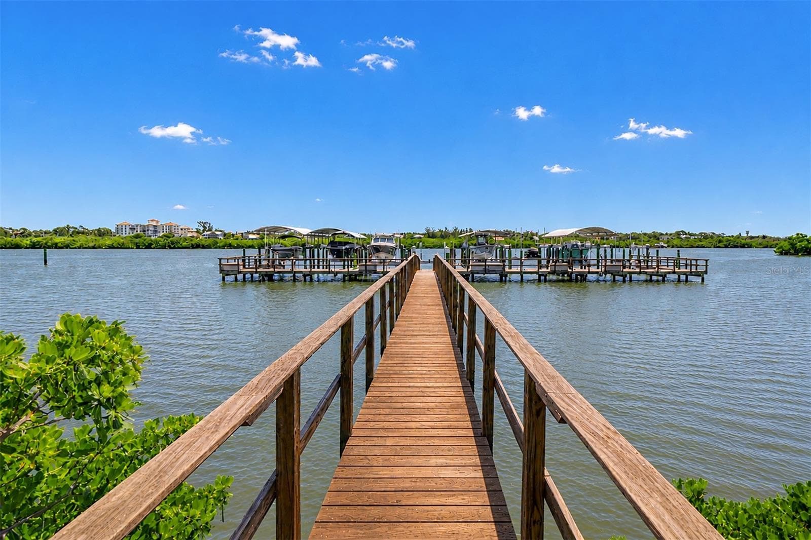... Walkway to Boat Slips.. - 19519 GULF BLVD #202, INDIAN SHORES