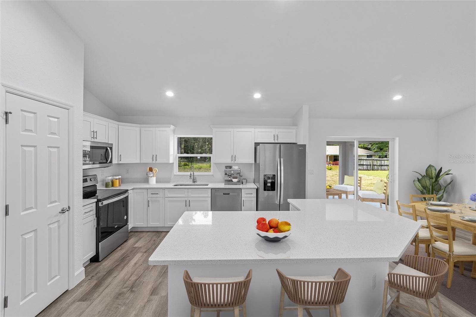 Model Home Kitchen Virtually Staged - 6283 NW 61ST ST, OCALA