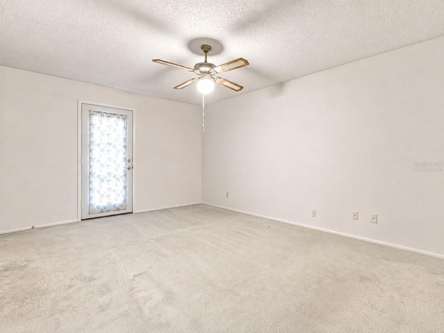 Virtually staged Master bedroom - 1418 CATALINA BLVD, DELTONA