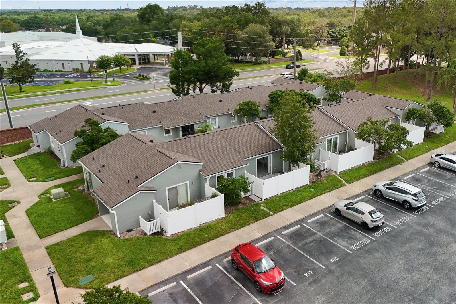 Aerial View of Rear - 107 DORCHESTER SQ, LAKE MARY
