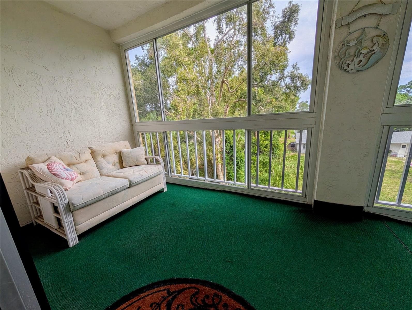 Lanai windows: keeps rain out & wonderful to open when weather cools - 3714 LAKE BAYSHORE DR #K-418, BRADENTON
