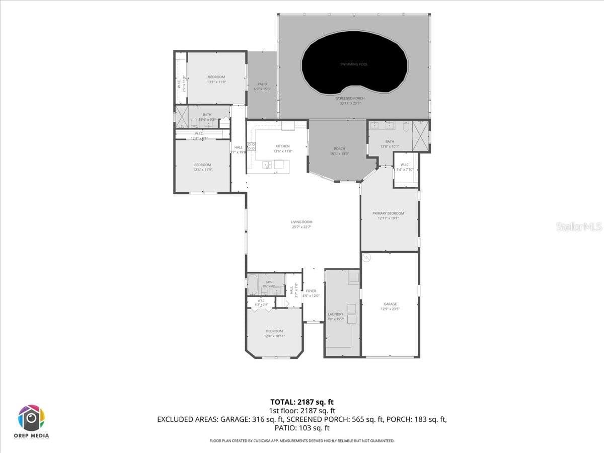 Floor Plan - 855 NW 75TH TER, OCALA