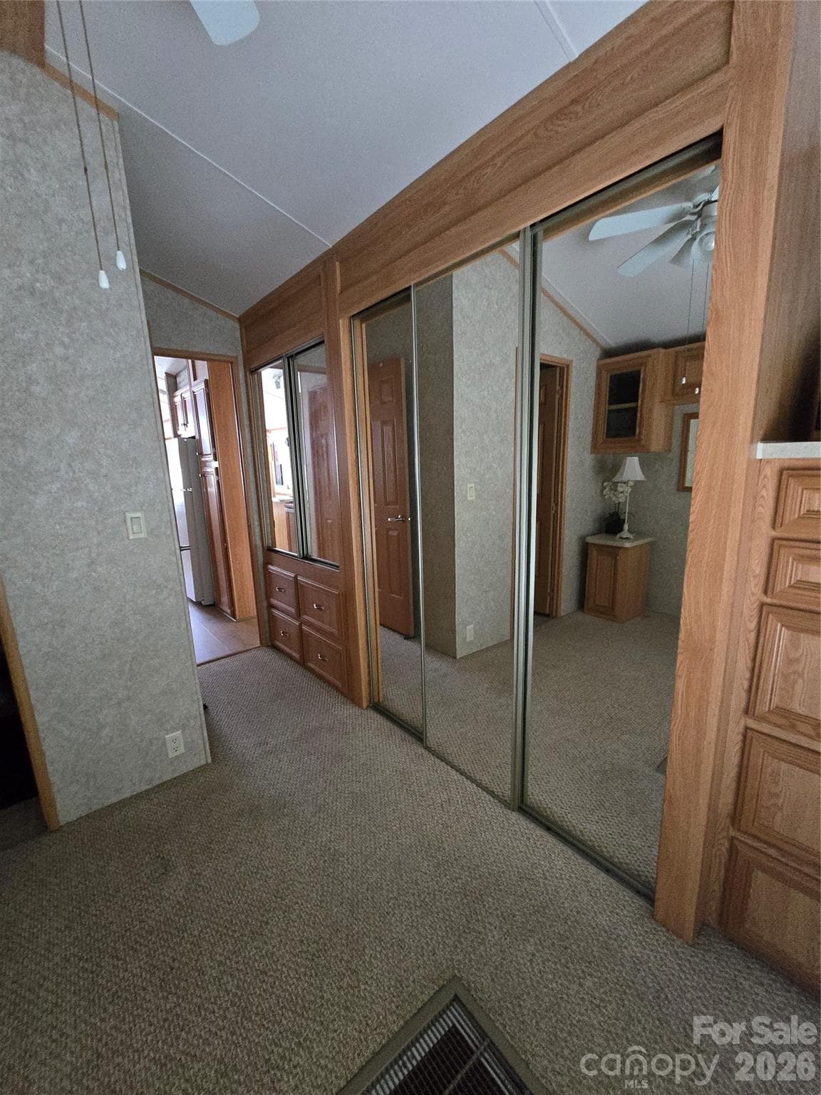 Primary bedroom entrance, with built in drawer space - 110 Twin Bluff Trail, Mount Gilead