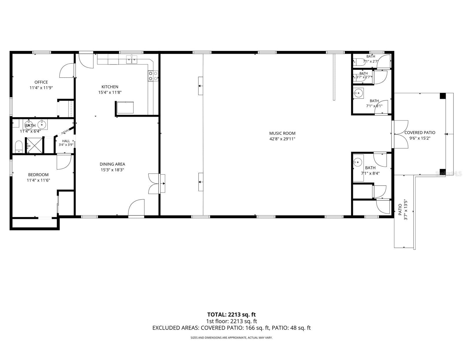 Floor Plan - 101 SESAME ST, PALATKA